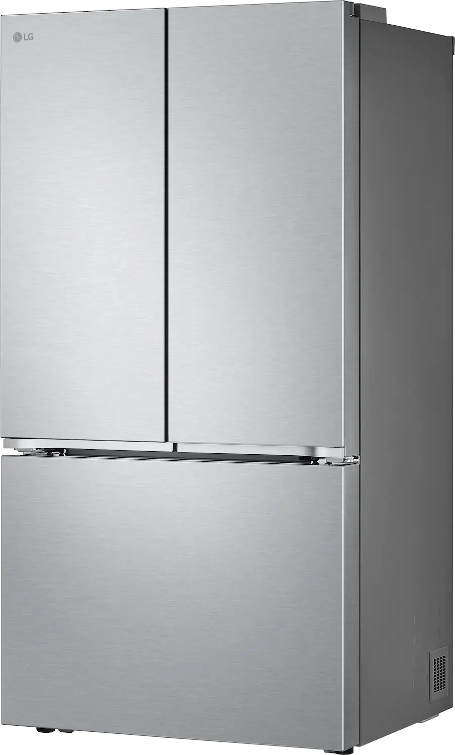 LG 36 in Wide Counter Depth MAX 25.1 Cu. Ft. French Door Smart ...