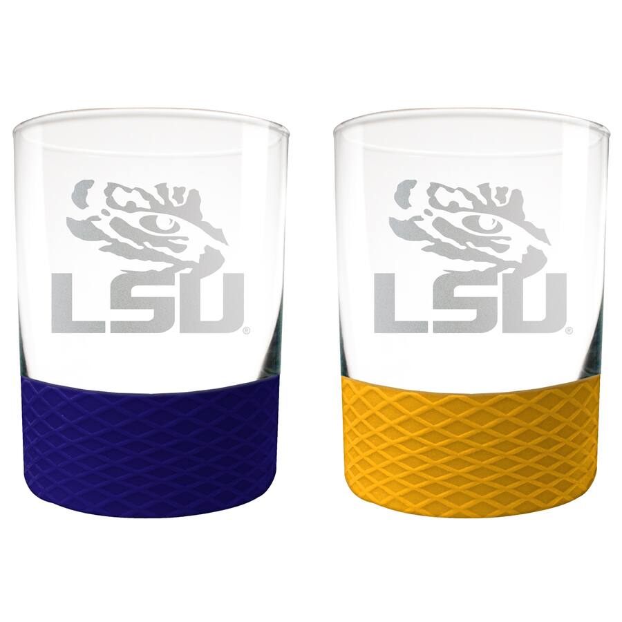 Great American Products LSU Tigers 14oz. Commissioner Rocks Glass Two ...