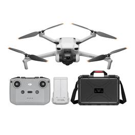 DJI - Mini 3 Camera Drone with RC-N1 Remote Controller with Hard Case Bundle