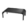 Front. Staples TECH - Staples TECH Adjustable Monitor Stand, Up to 24" Monitor, Black (29008) - Black.