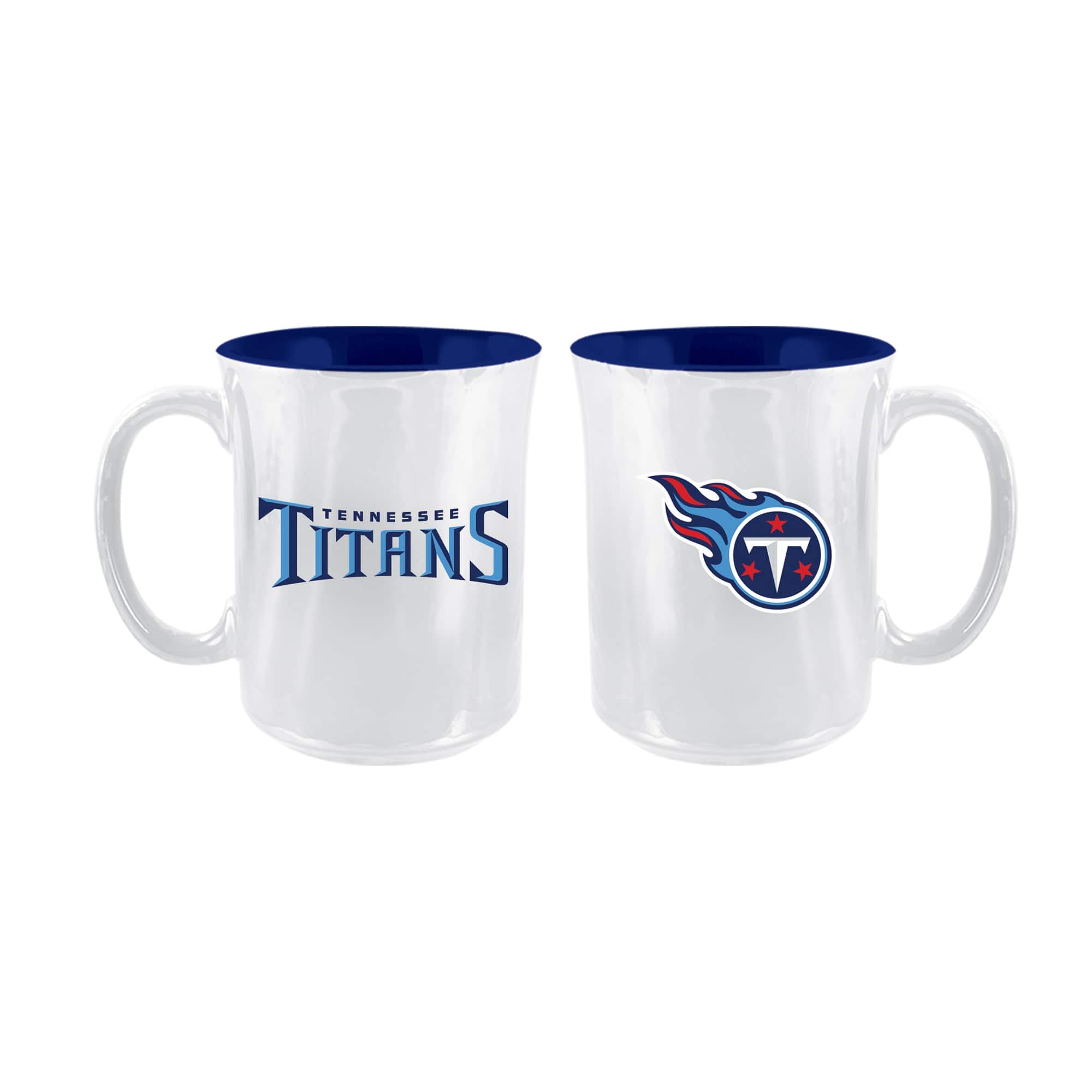 The Memory Company - Tennessee Titans 2-Pack 15oz. Iridescent Ceramic Mug Set - Multicolor