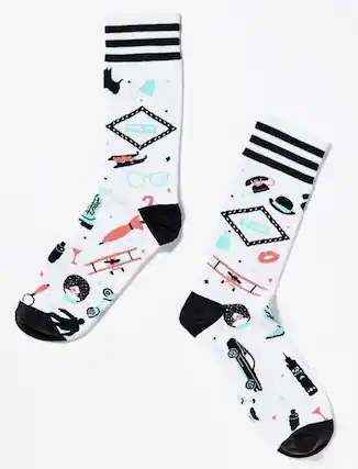 Front. PopMarket - TCM Props Department Socks - APPAREL - Multicolor.
