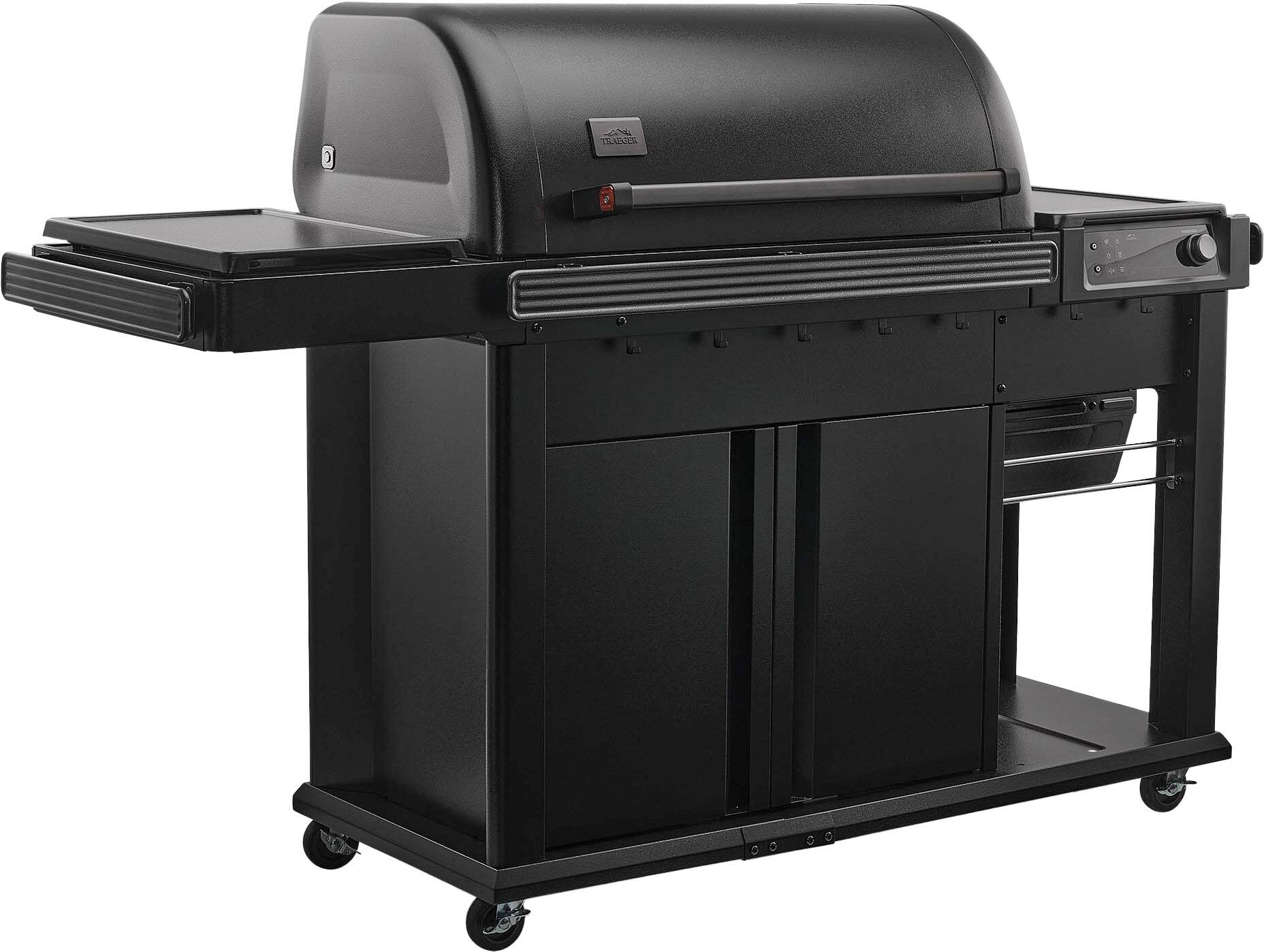 Alt View 11. Traeger Grills - Woodridge Elite Pellet Grill - Black.