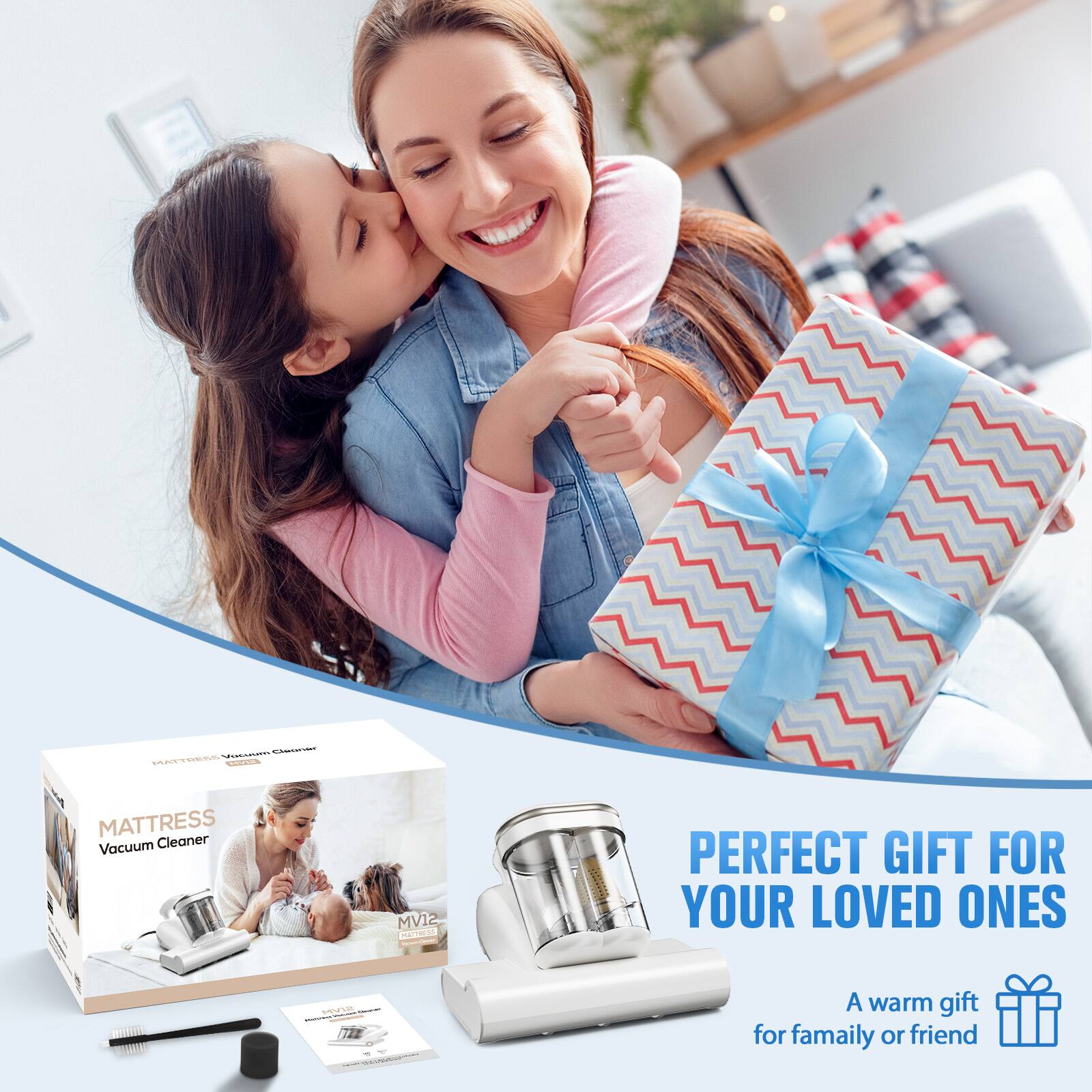 - SLATS MATTRESS Vacuum Cleaner MV12 Setda
- PERFECT GIFT FOR YOUR LOVED ONES
- A warm gift for family or friend