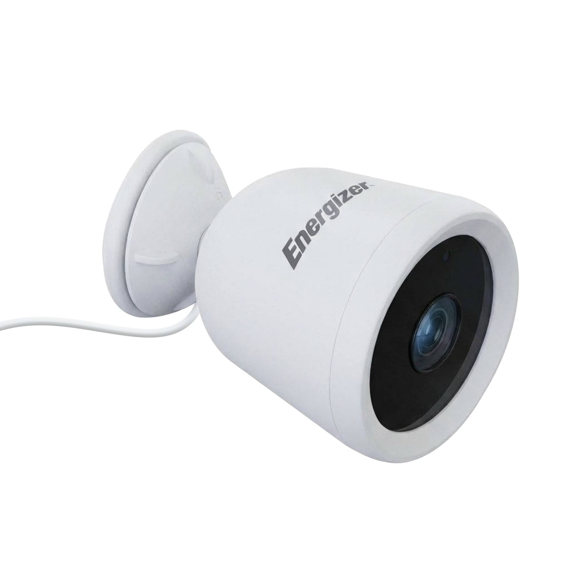 Alt View 2. Energizer - Energizer Smart 2K WiFi Outdoor Camera – Weather Resistant with Two-Way Audio - White.