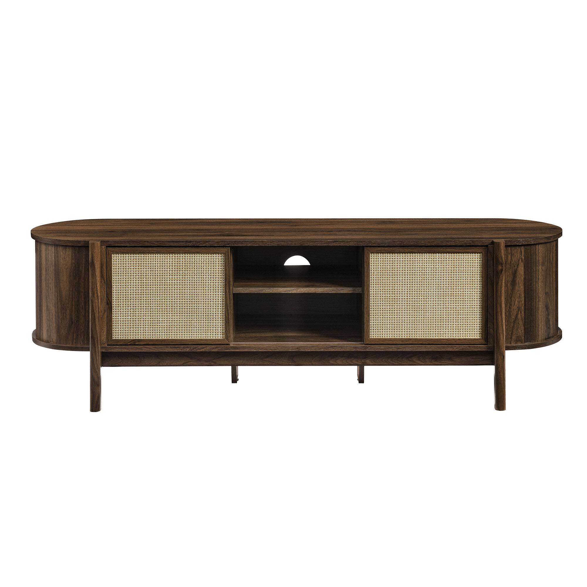Alt View 1. Modway - Reid 61" TV Stand by Modway - Walnut.