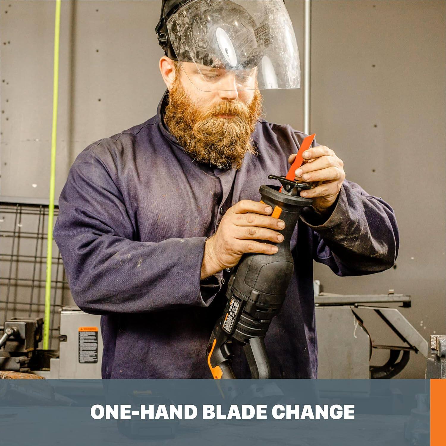 ONE-HAND BLADE CHANGE