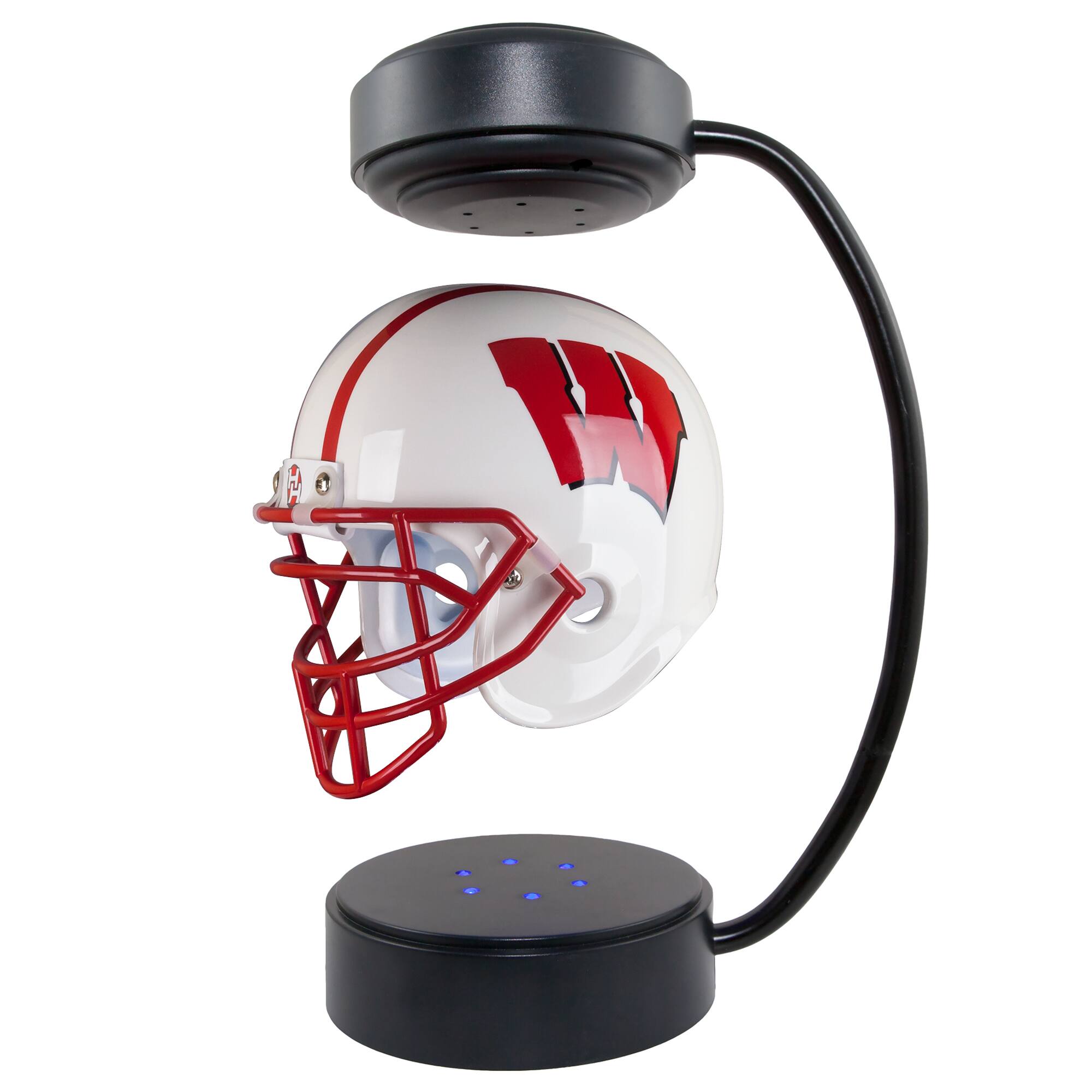 Alt View 2. Pegasus - Wisconsin Badgers Hover Team Helmet - White.