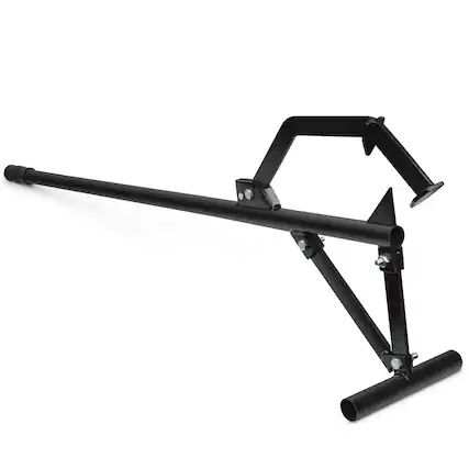 Front. Right Hand - Timberjack Triple Thick Log Lifter, Heavy-Duty Log Jack Helps You Lift, Move & Saw Timber - Black.