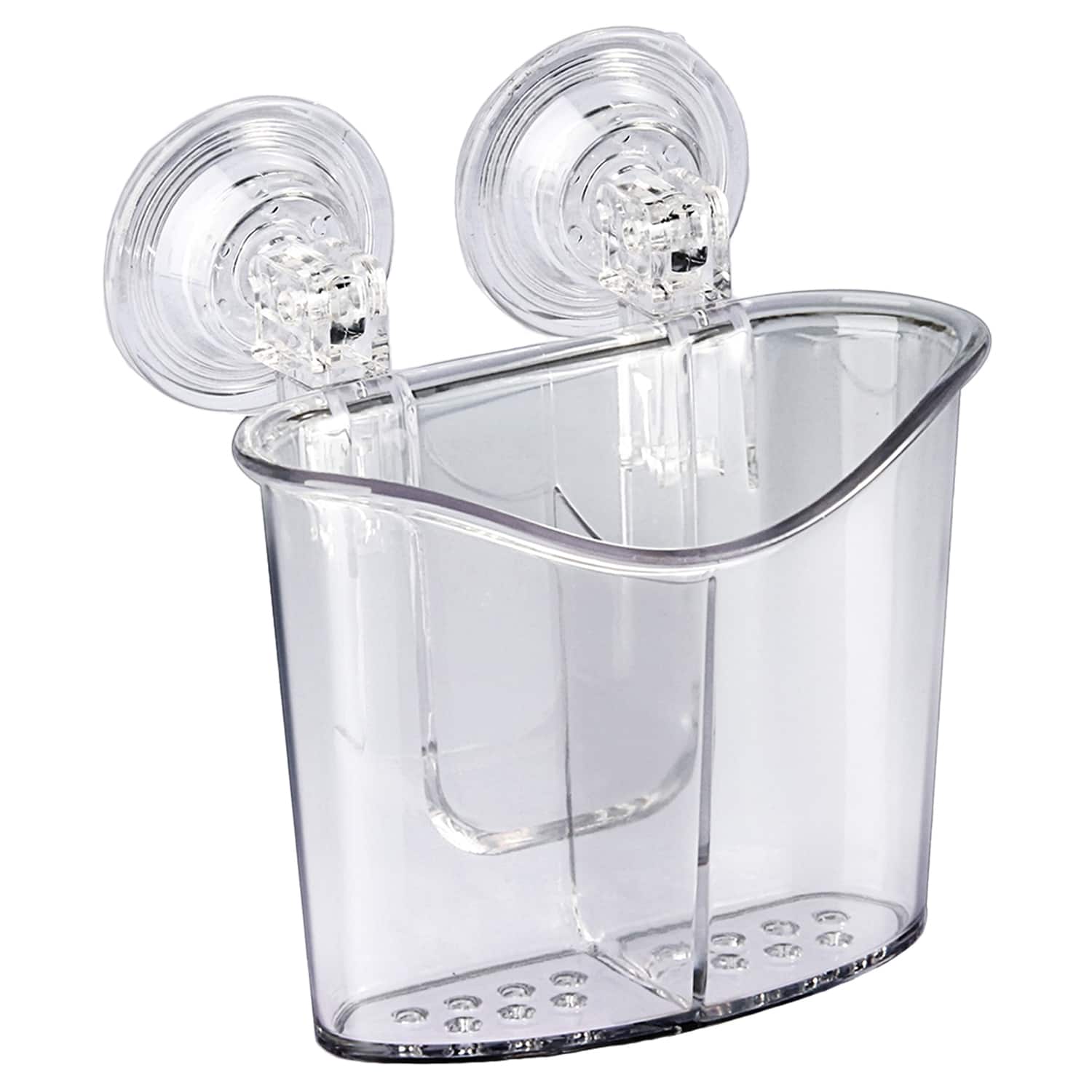 Better Houseware - 1422 Heavy-duty Suction-cup Cutlery Holder - Clear