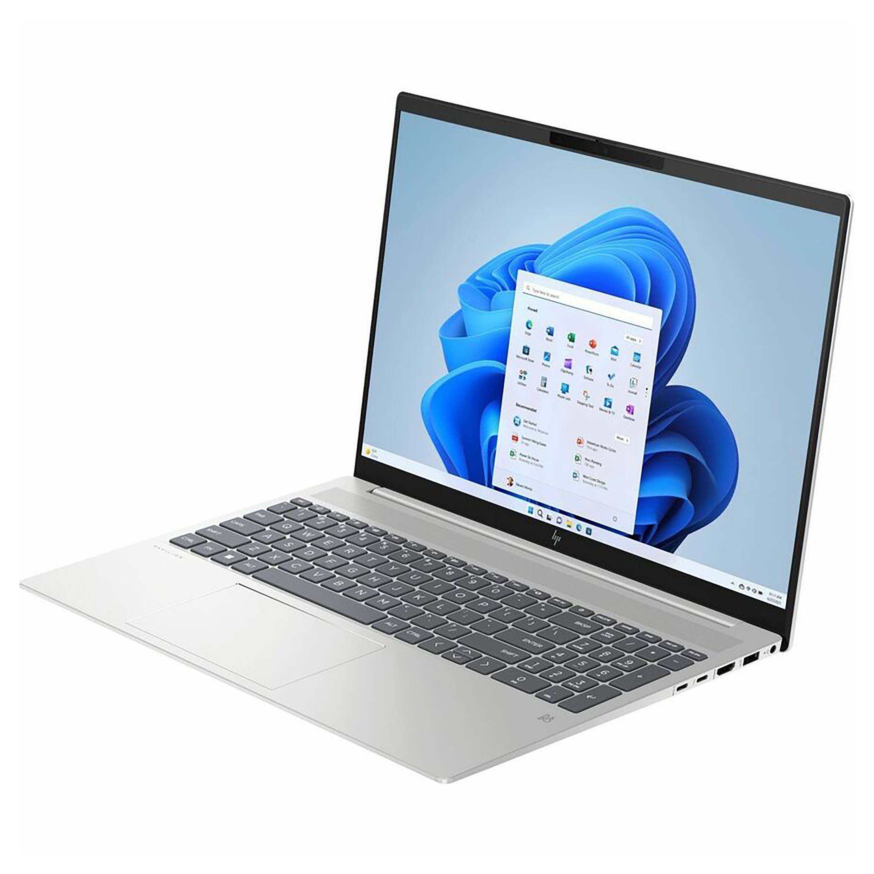 Left. HP - Pavilion Plus 16" Notebook - Ultra 7-155H with 16GB Memory - 512GB SSD - Natural Silver.