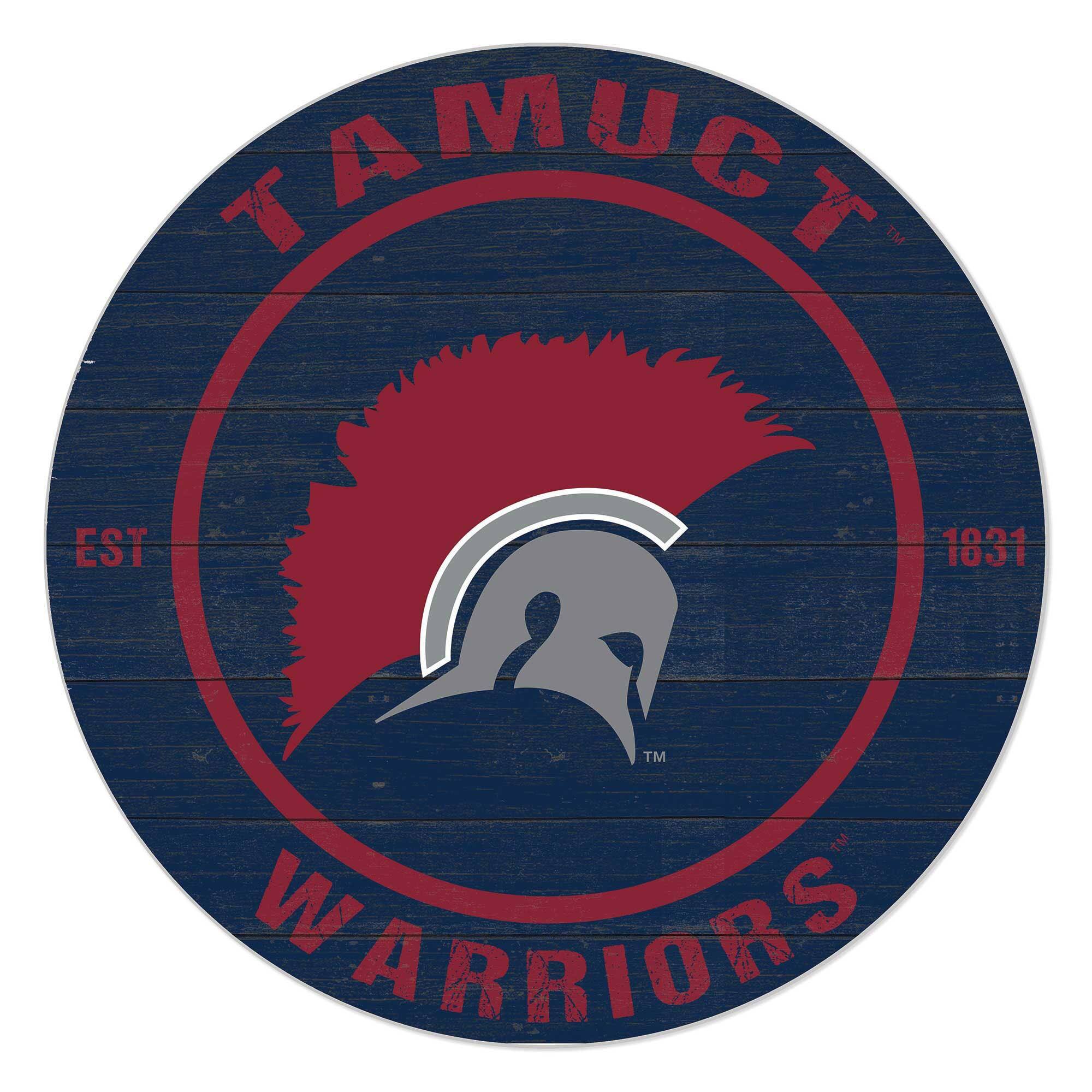 Texas A&M Central Texas Warriors 20" Indoor/Outdoor Team Color Circle Sign