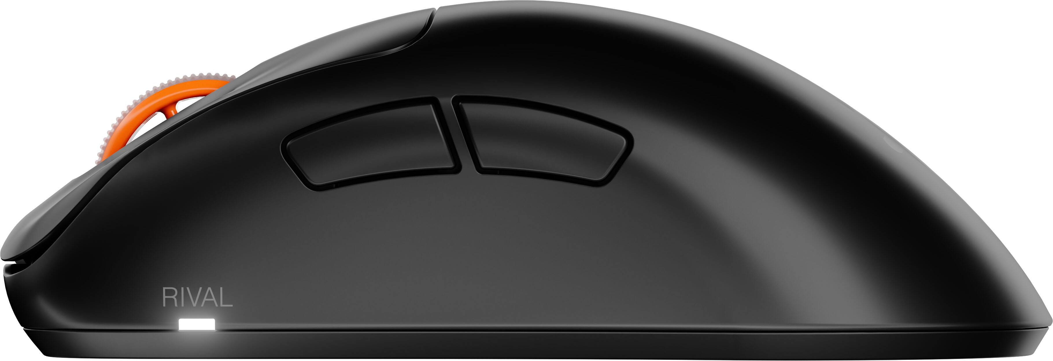 Alt View 11. SteelSeries - Rival Pro Mini Wireless Optical Ergonomic Gaming Mouse with 8K Polling – Ultra-Wideband/RF for PC - Black.