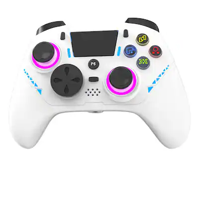 Cluzine For PS5 Game Controller Plug and Play Dual Hall Joysticks 6 Axis Gyro Dual Vibration Motion Sensing White - Best Buy Cluzine For PS5 Game Controller Plug and Play Dual Hall Joysticks 6 Axis Gyro Dual Vibration Motion Sensing White - Best Buy