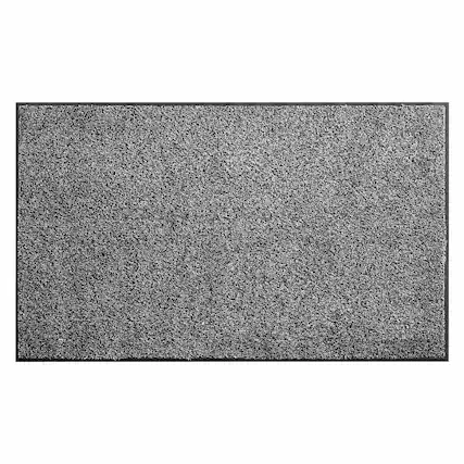 Front. VEVOR - Front Door Mat, 5 x 3 ft Commercial Floor Mat for Indoor and Outdoor, Industrial Entrance Carpet with PVC Backing - Grey.