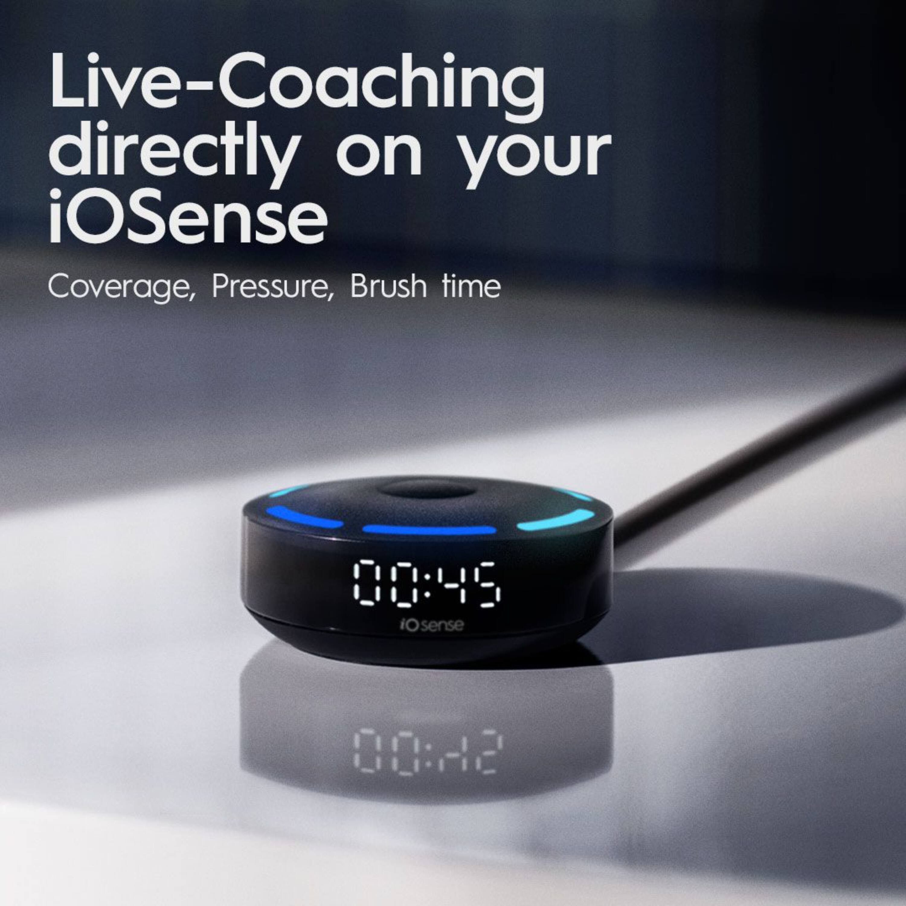 Live-Coaching directly on your iO Sense

Coverage, Pressure, Brush time

00:49

iO sense SH:00
