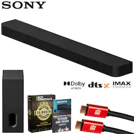 Sony - BRAVIA Theater Bar 7 w/ BRAVIA Theatre Sub 7 + 26 Month Extended Warranty Protection Bundle