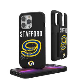 Keyscaper - NFL - Matthew Stafford Los Angeles Rams iPhone Rugged Case - 13 - Black