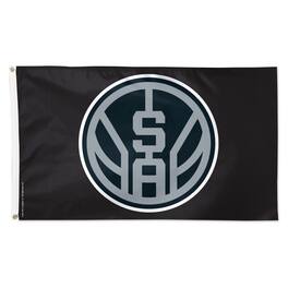 WinCraft - San Antonio Spurs 3' x 5' Single-Sided Deluxe Secondary Team Logo Flag - Multicolor