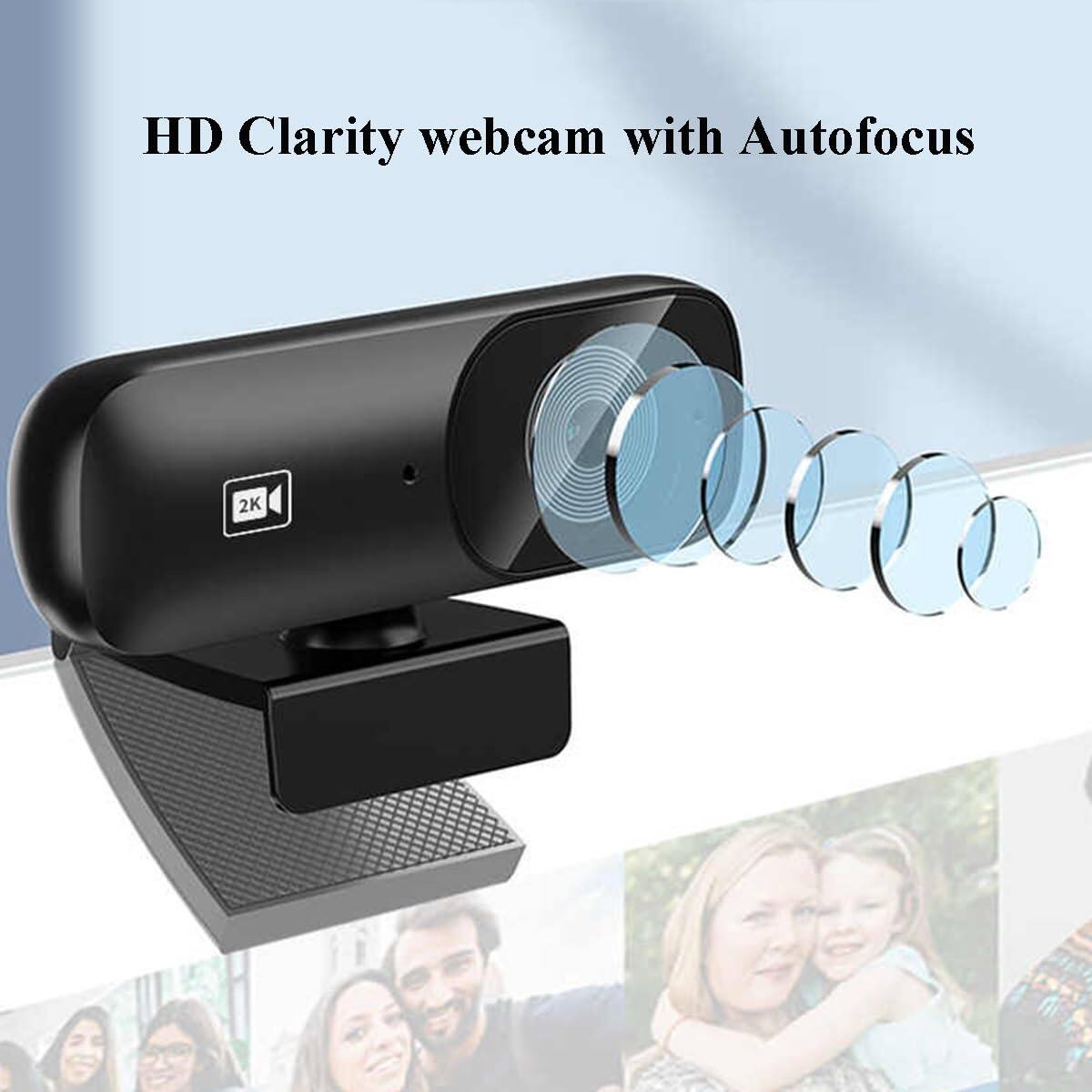 HD Clarity webcam with Autofocus 2K