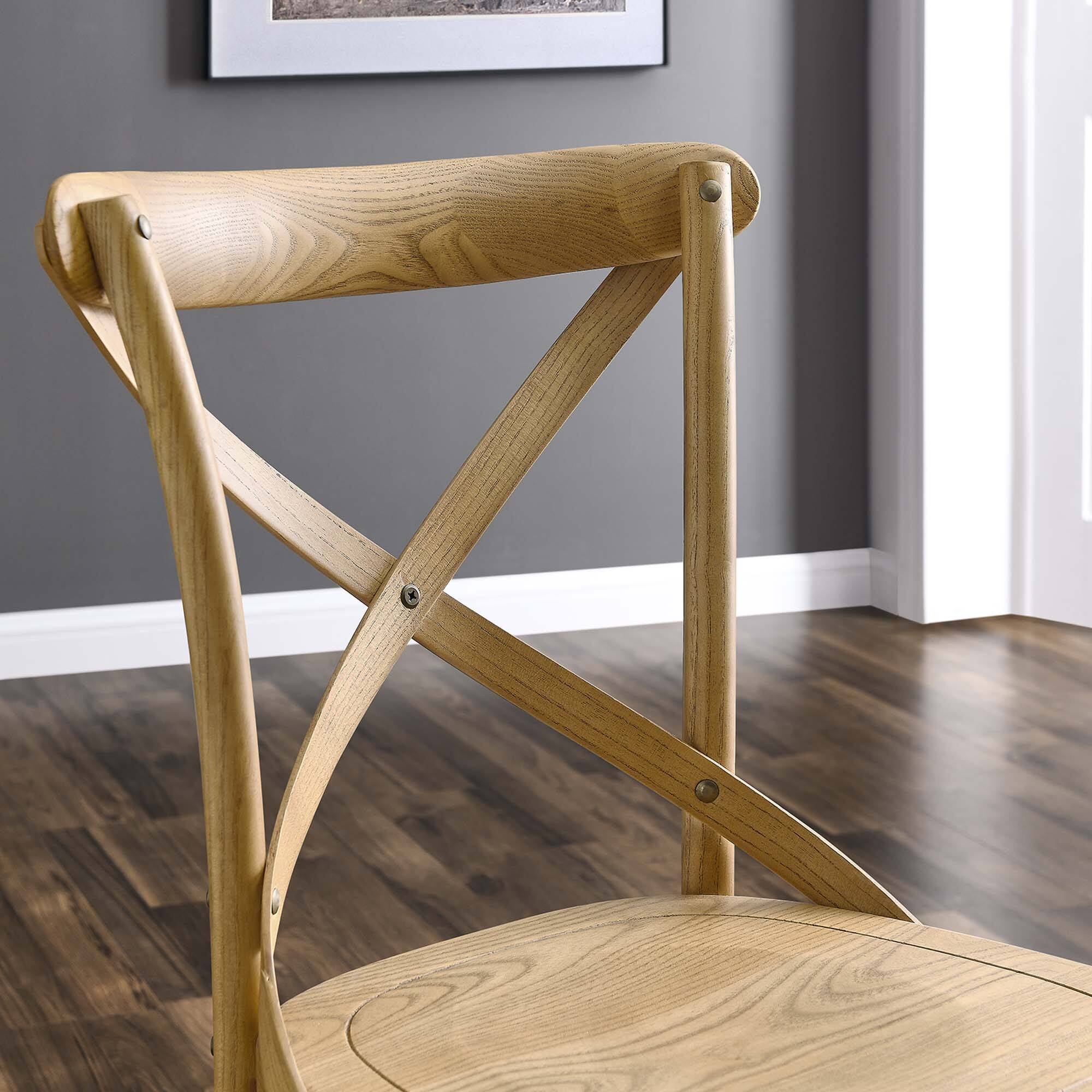 Alt View 6. Modway - Gear Dining Side Chair by Modway - Brown.
