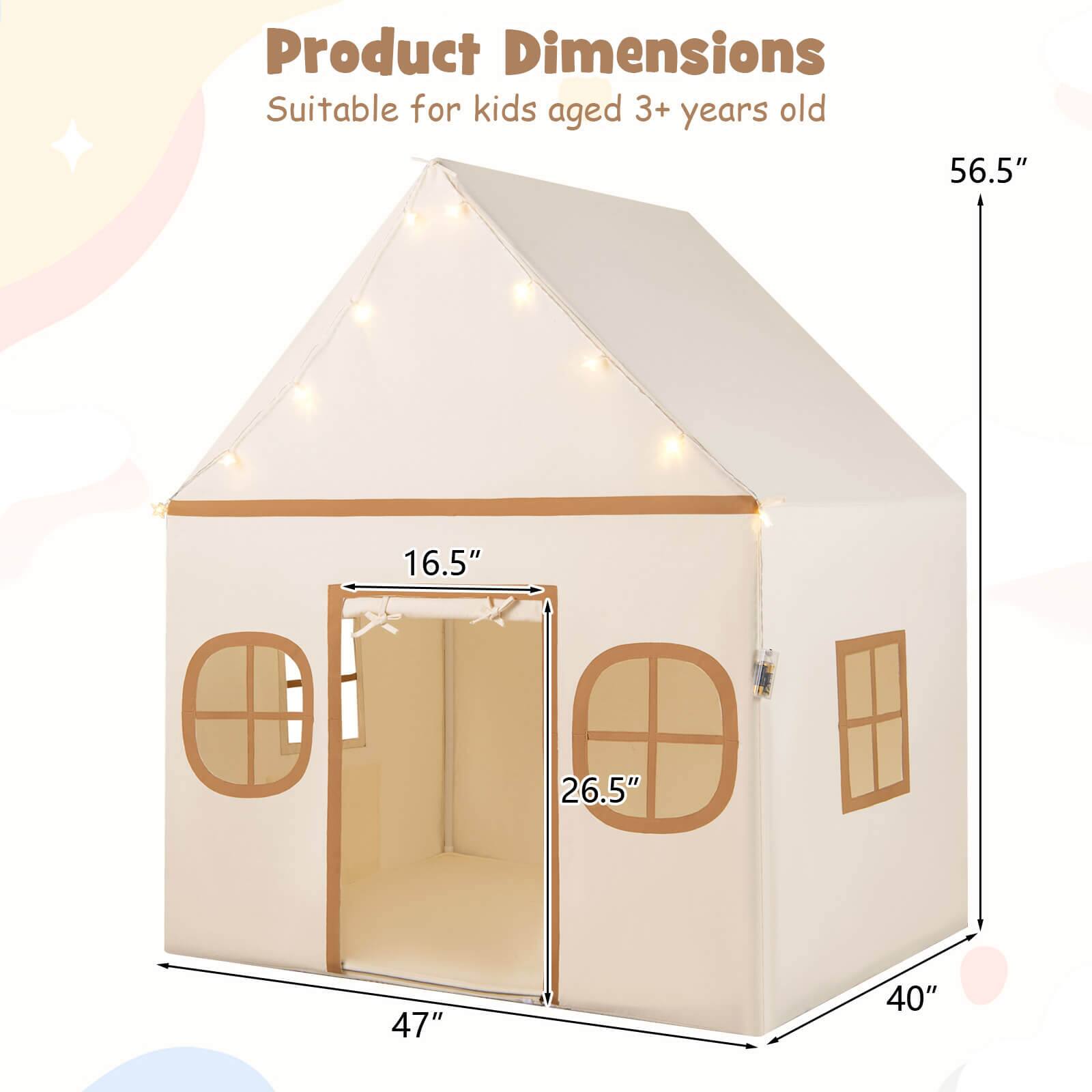 Product Dimensions  
Suitable for kids aged 3+ years old  
56.5" x 47" x 40" x 26.5" x 16.5"