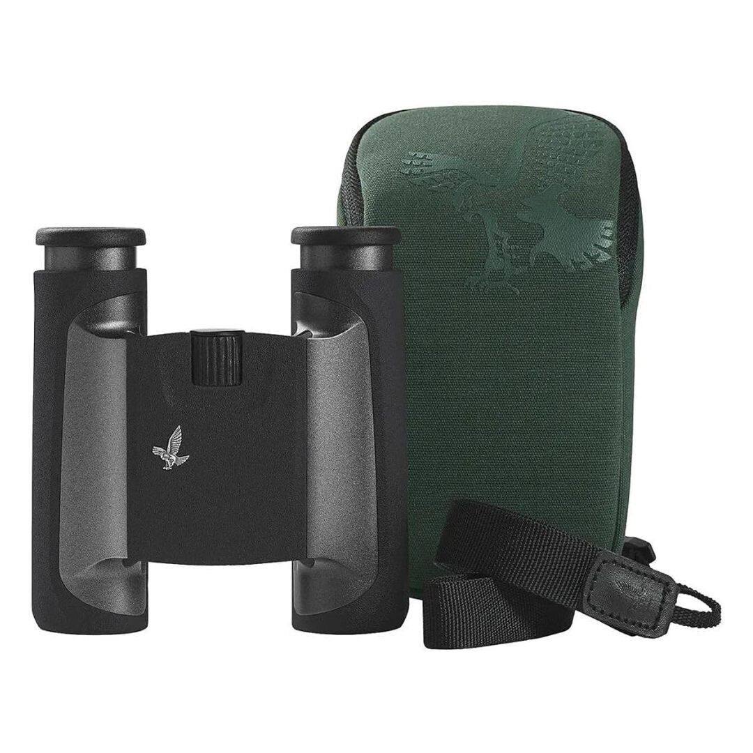 Front. Swarovski - Swarovski 10x25 CL Pocket Binoculars (Anthracite, Wild Nature Field Bag).