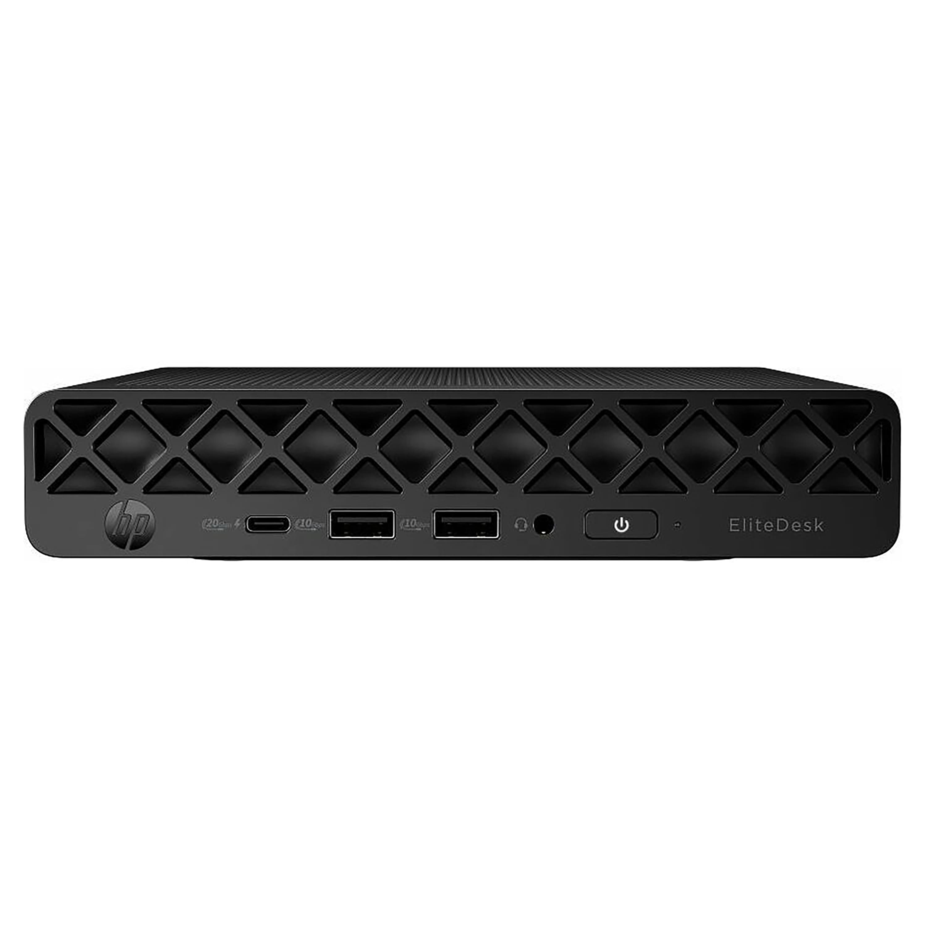 HP - EliteDesk Mini Desktop - Intel Core Ultra 5 - 16GB Memory - 256GB SSD - Jack Black