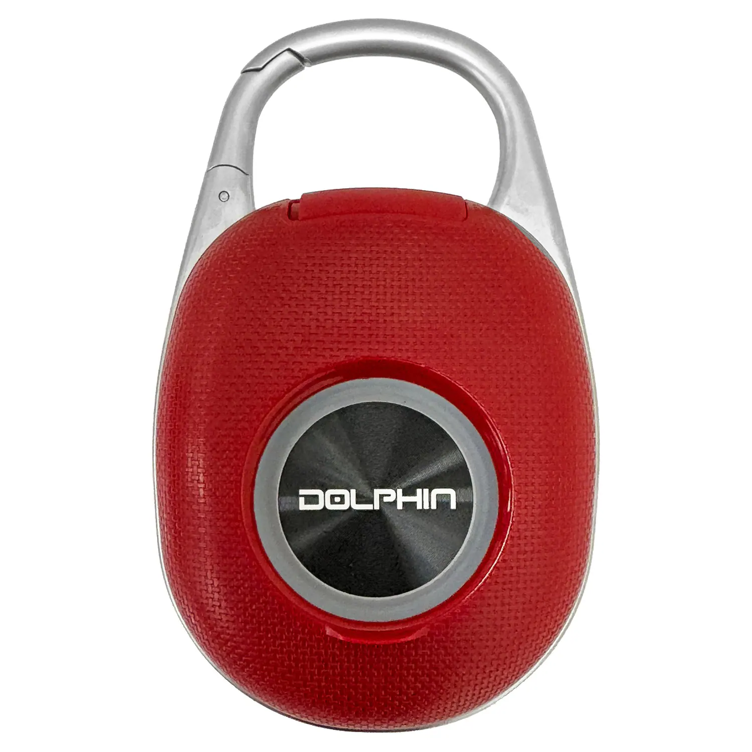Angle. Dolphin - Dolphin Audio Clp-500red Clp-500 Portable Waterproof Bluetooth Clip Speaker (red) - Red.