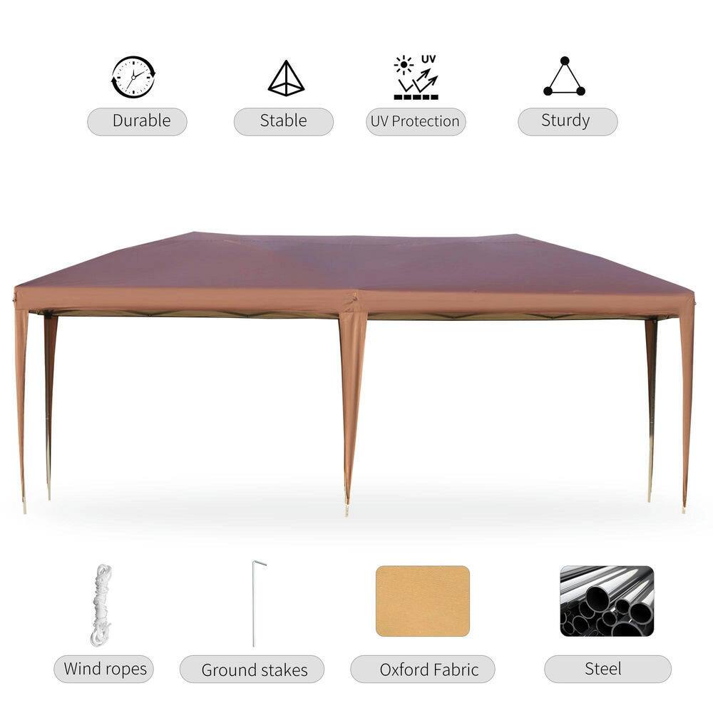 - Durable
- Stable
- UV Protection
- Sturdy
- Wind ropes
- Ground stakes
- Oxford Fabric
- Steel