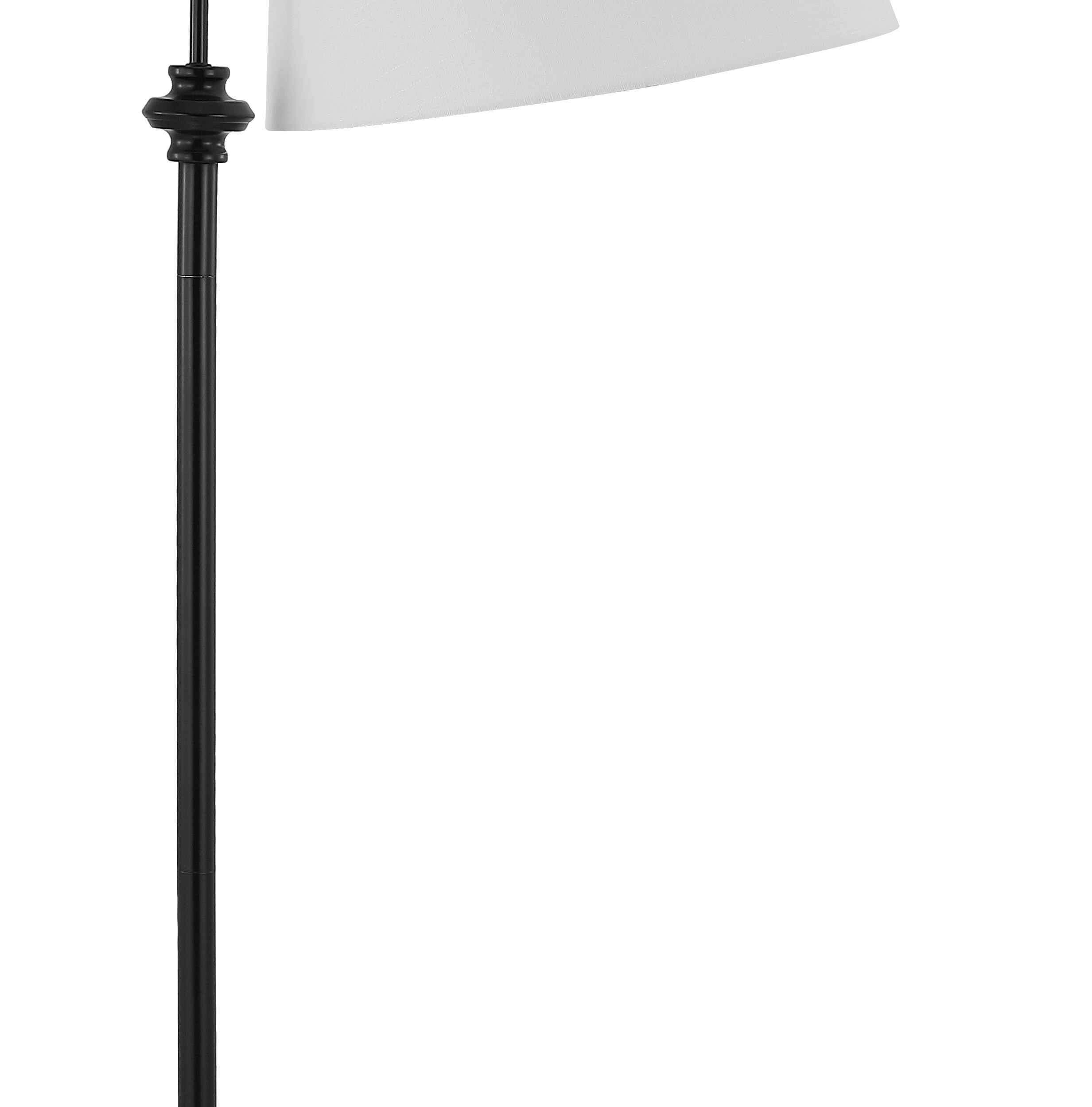 Alt View 4. Jonathan Y - Jason 68.5" Metal Traditional Swing Arm LED Floor Lamp, Oil Rubbed Bronze - Oil Rubbed Bronze.