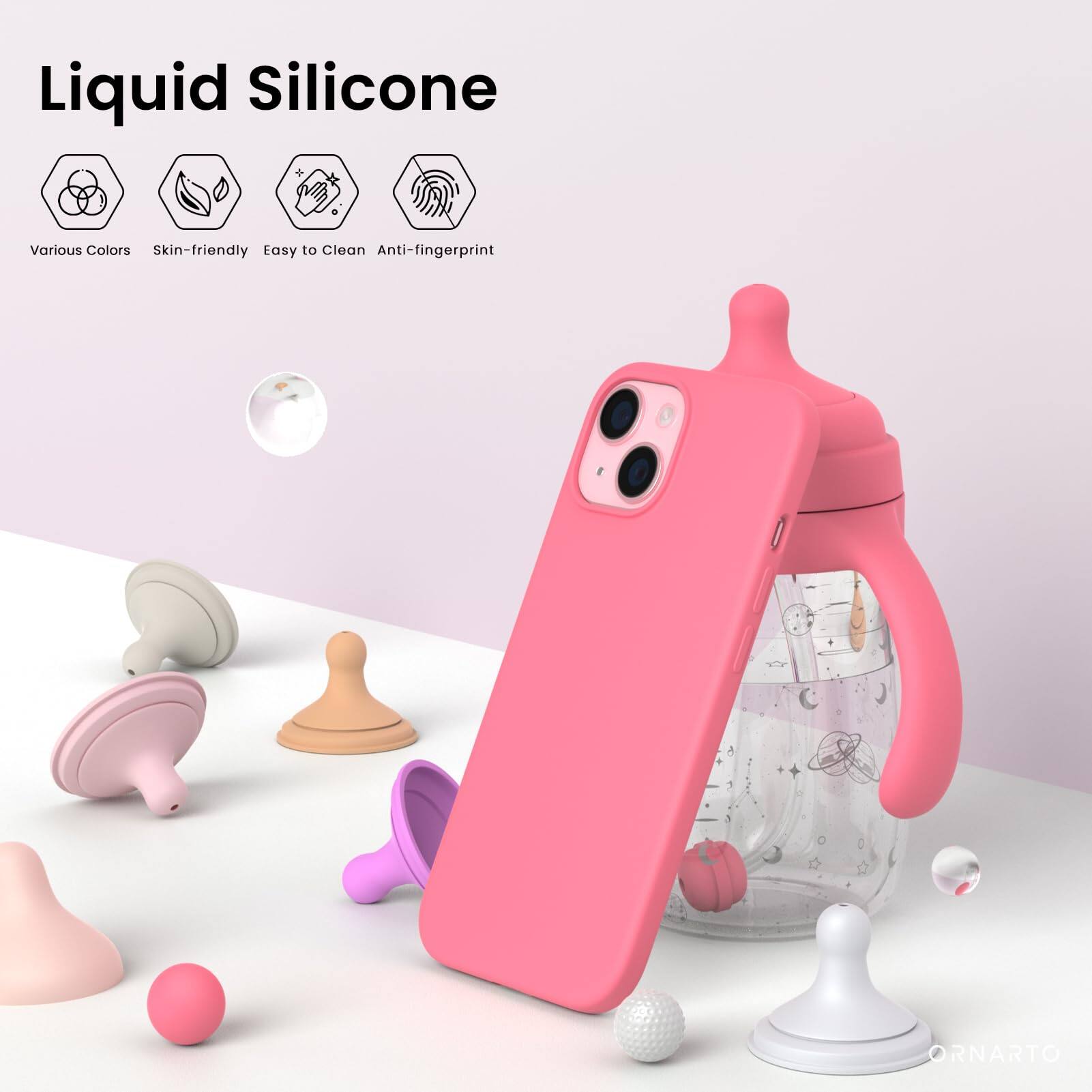 Liquid Silicone Various Colors Skin-friendly Easy to Clean Anti-fingerprint