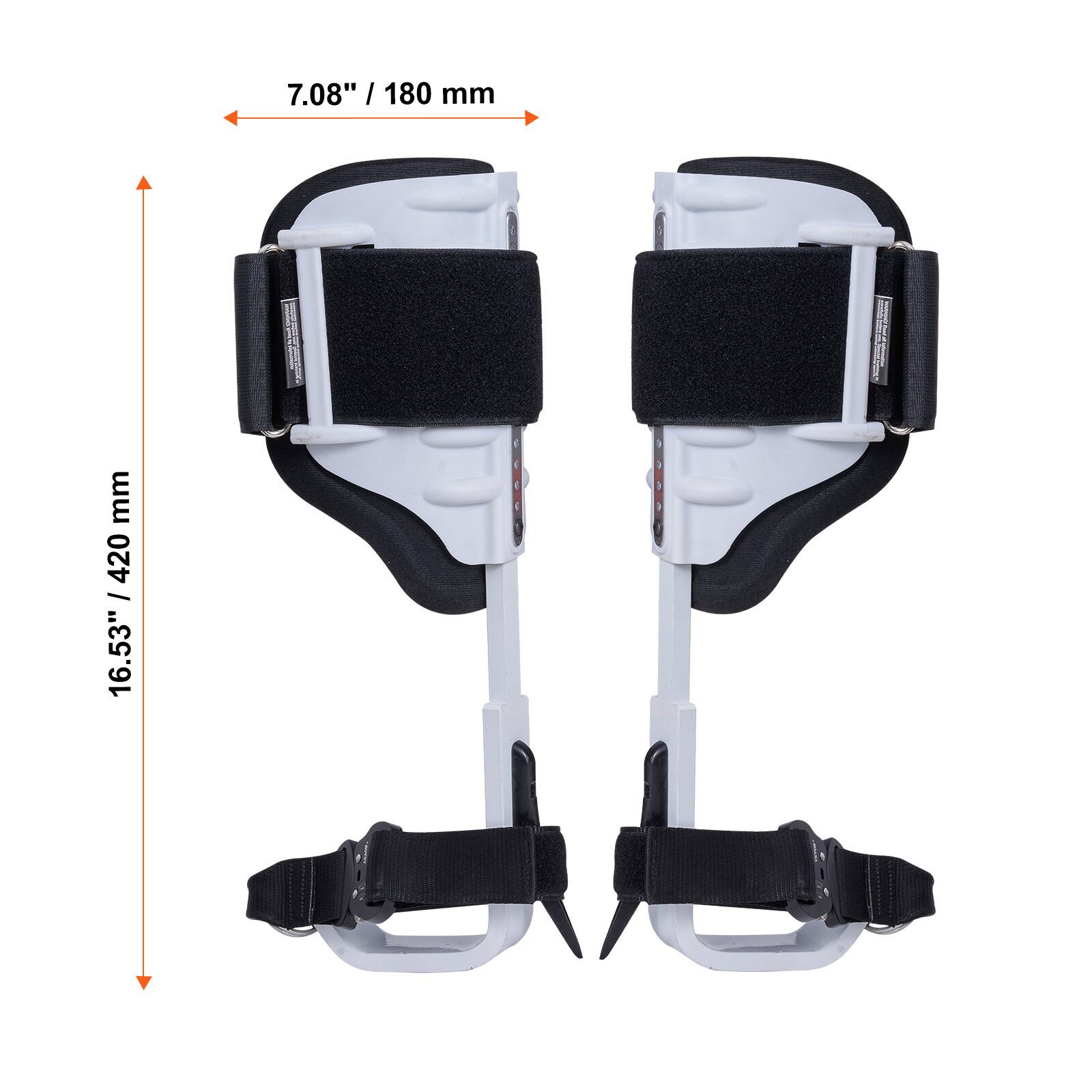 7.08" / 180 mm  
16.53" / 420 mm