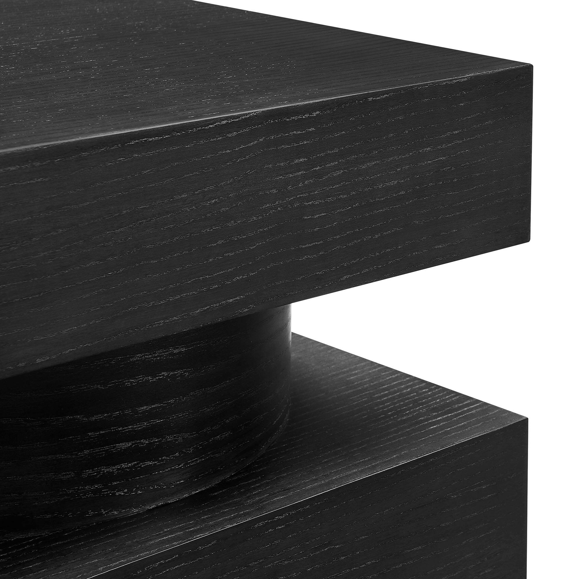 Alt View 4. Modway - Perpetuate Totem End Table by Modway - Black.