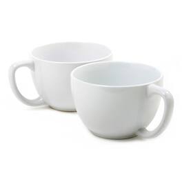 Norpro - 16-Ounce Ceramic My Favorite Mugs, Set of 2 - White