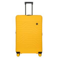 Front. Bric's - Ulisse Expandable 30" Checked Spinner Luggage - Mango.