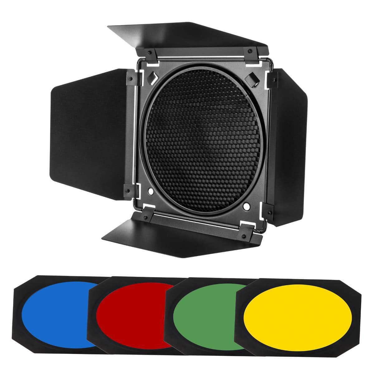 "Flashpoint - Universal Barn Door Kit with Grid and Gels for 7"" Reflectors" price history on PriceWatchPro