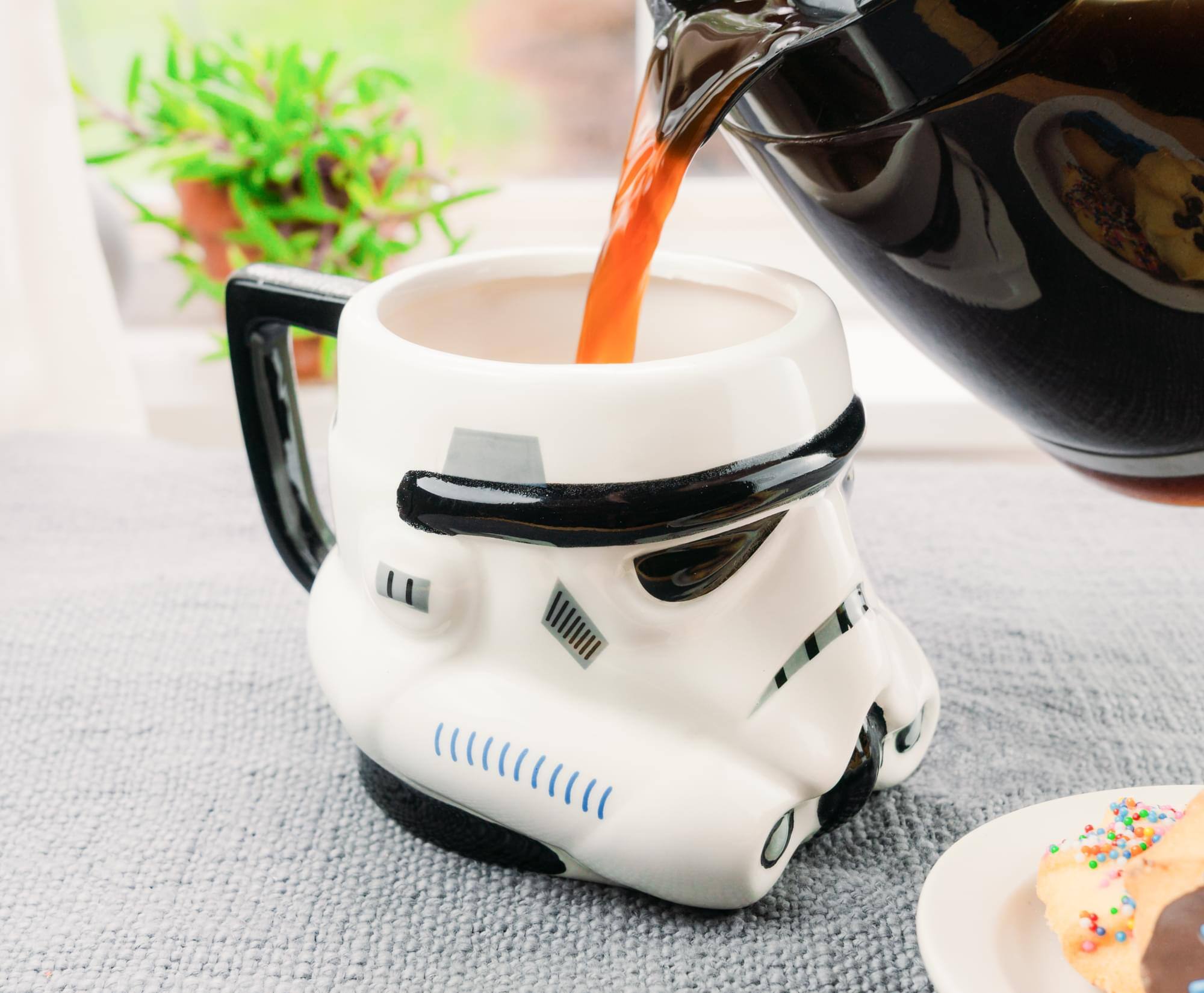 Alt View 2. Star Wars - Star Wars Stormtrooper 3D Sculpted Ceramic Mug | Holds 20 Ounces - Multi-Colored.