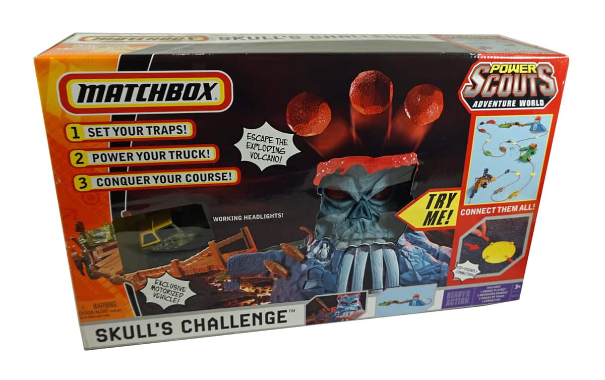 Matchbox - Power Scouts Adventure World Skull's Challenge - Escape the Exploding Volcano - Multi