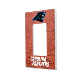 Keyscaper - Carolina Panthers Football Design Single Rocker Light Switch Plate - Multicolor