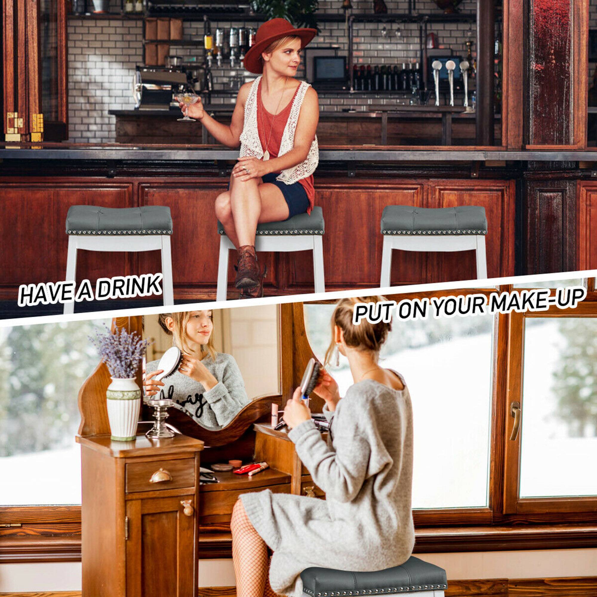 Have a drink, put on your make-up.