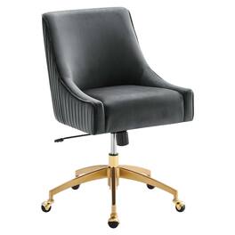 Discern Performance Velvet Office Chair by Modway - Gray