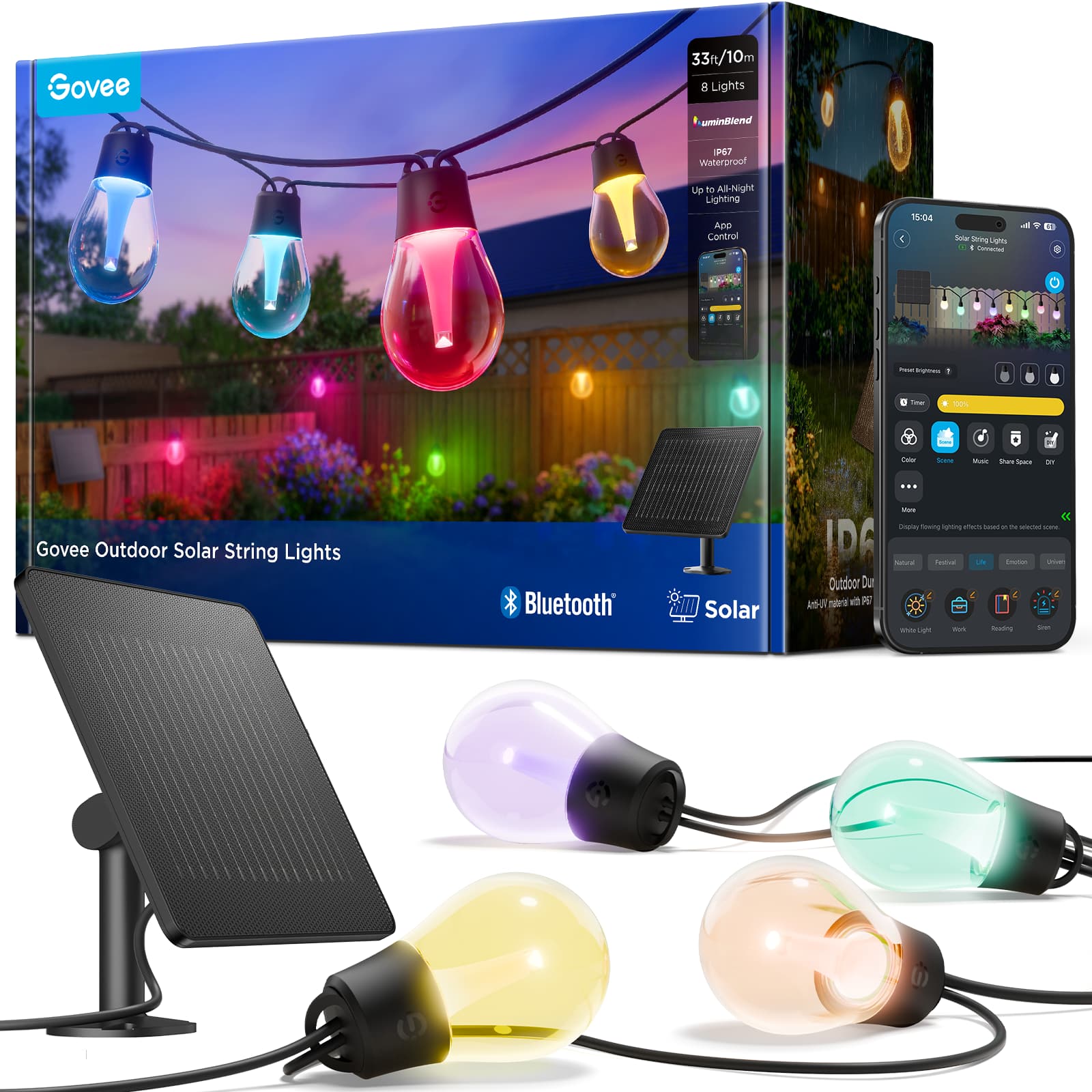 Govee - Outdoor Solar String...