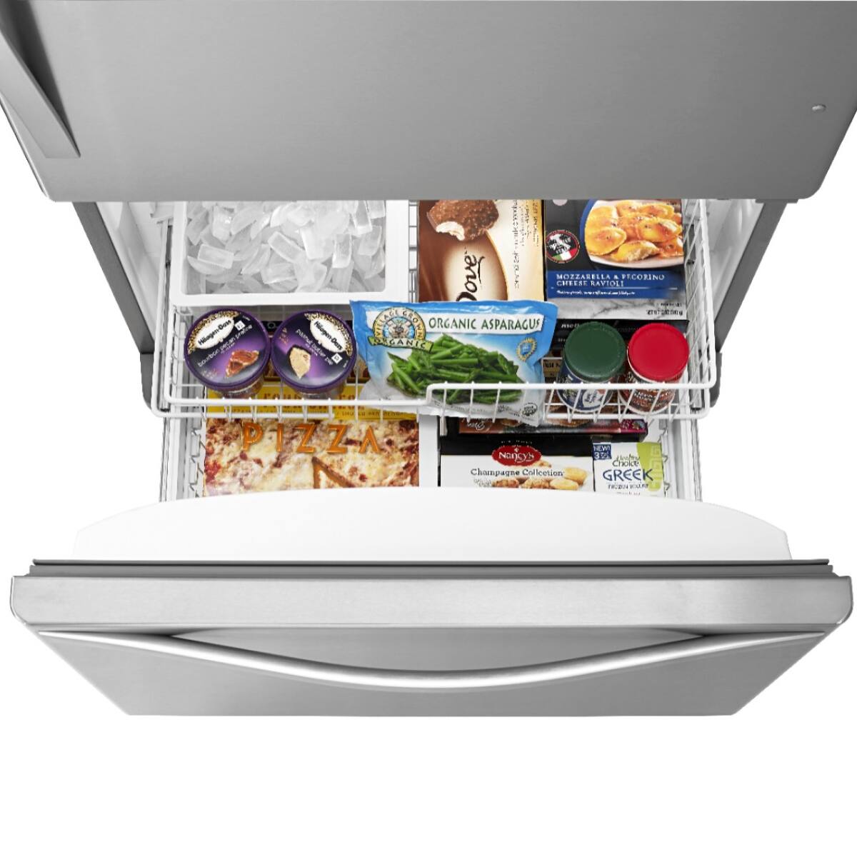 - Hiage-Bow Poubon!  
- Love  
- MOZZARELLA & PECORINO CHEESE RAVIOLI  
- ORGANIC ASPARAGUS  
- PIZZA  
- Champagne Collection  
- GREEK