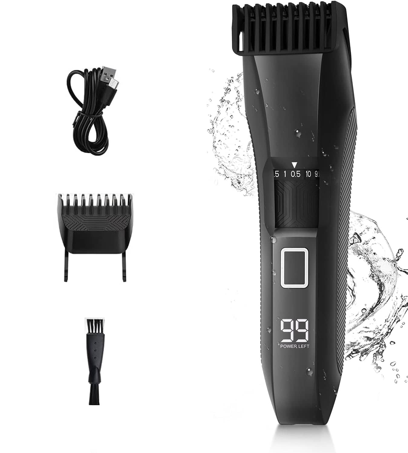 Skanty Furniture - Beard Trimmer for Men,Cordless Men Clippers,Electric Shaver for Facial Hair Trimming,Men Hair Trimmer with LED Display