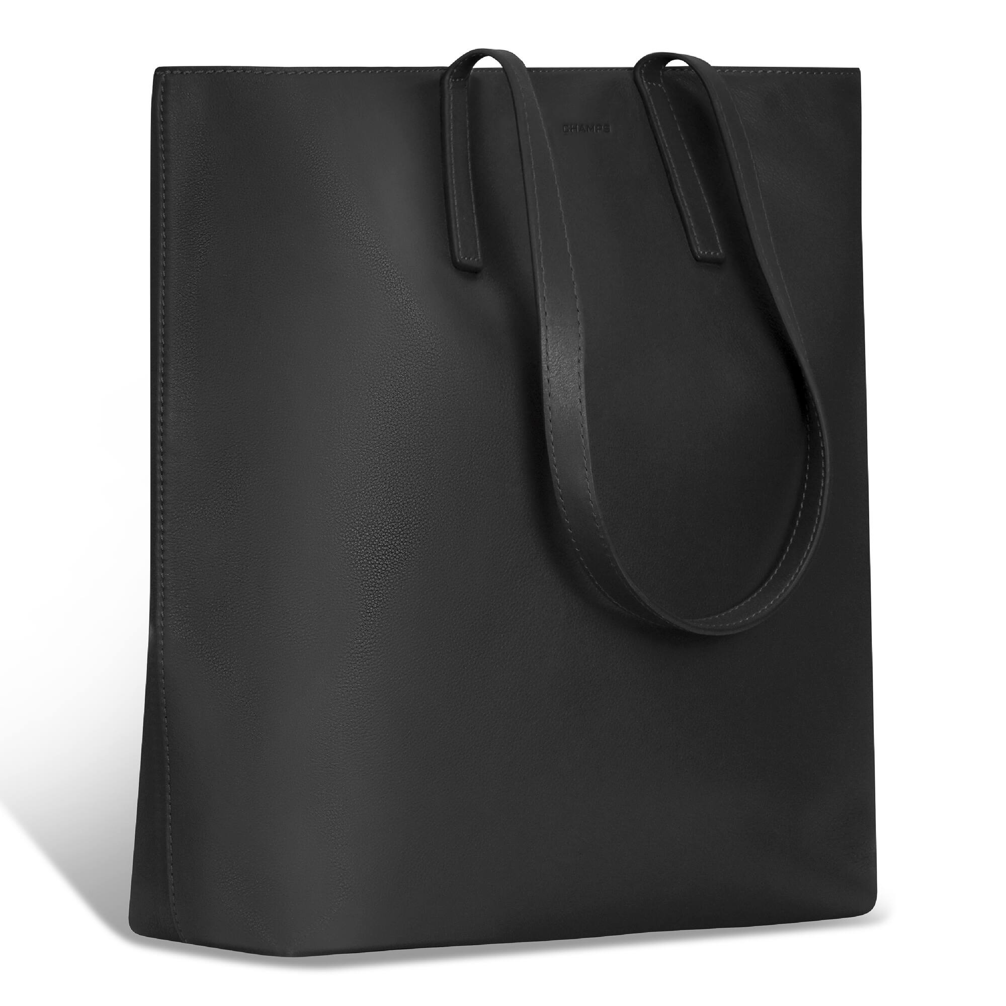 Angle. Champs - OB-415-BLACK (VERTICAL TOTE) - Black.