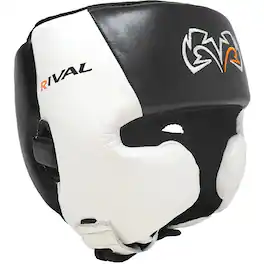 RIVAL - Boxing RHG20 Traditional Headgear - Small - Black/White