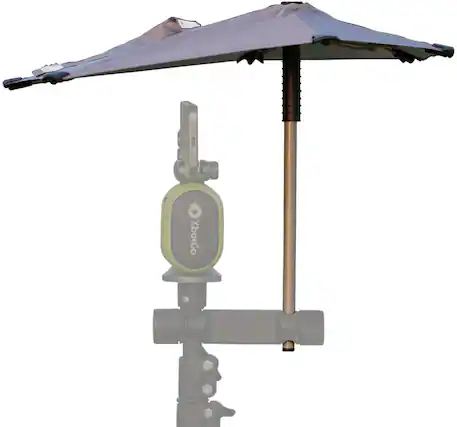 Front. XbotGo - Weather Guard Umbrella, Lightweight Protection for Outdoor Sports, Safeguards Gimbal/Chameleon from Rain - Black.