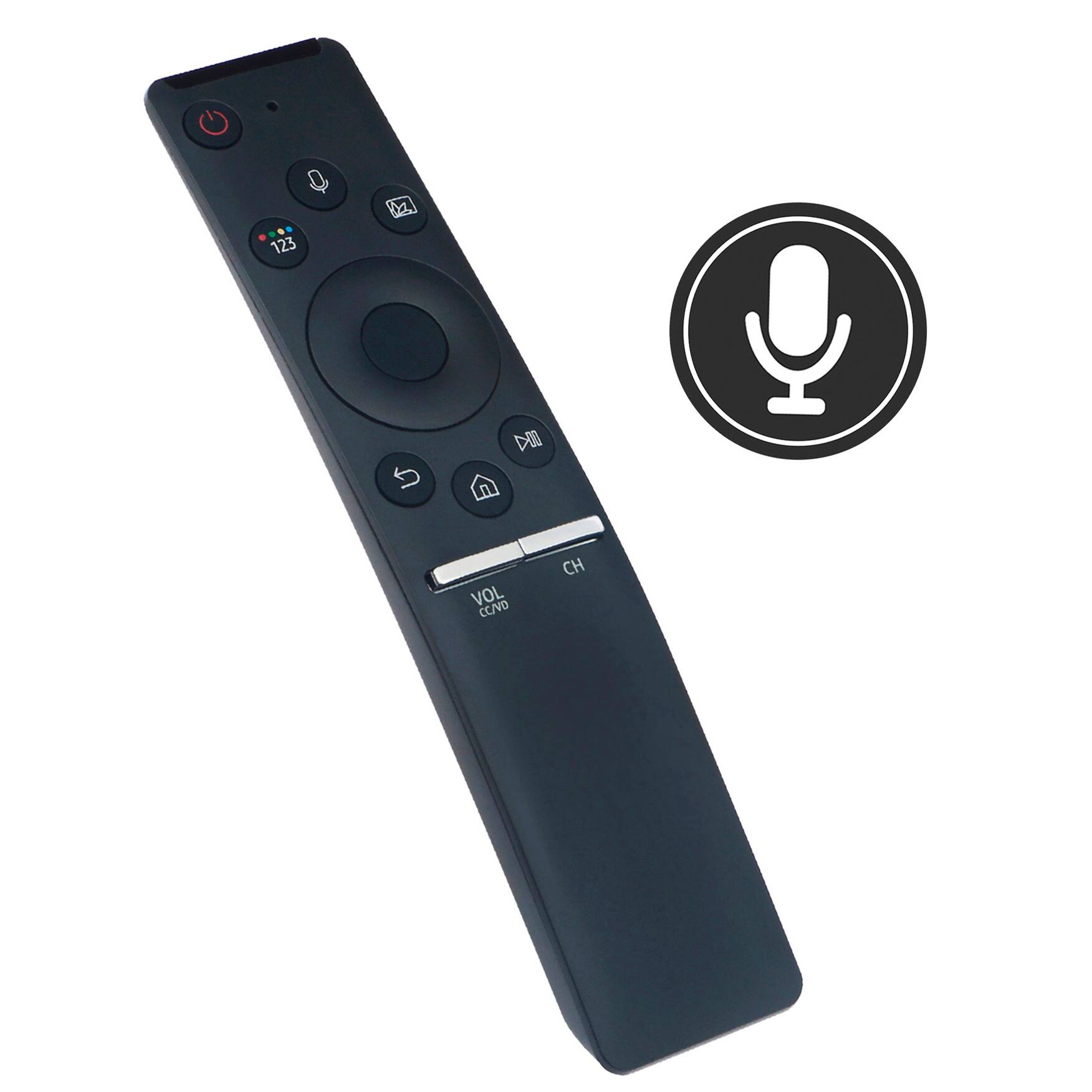 ALLIMITY - Voice Replacement Remote Control BN59-01300F BN59-01300J BN59-01300H BN59-01298G BN59-01298H, Fit for Samsung TV - Black