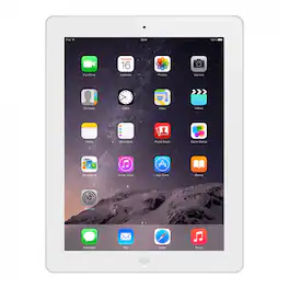 Apple - Refurbished Excellent - iPad 4 A1458 (WiFi) 16GB w/ Pre-Installed Tempered Glass - White